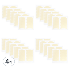 다크니스 쌍꺼풀 테이프 단면 롱스타일 600p, 4개, 누드