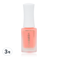 메이브라운 손톱강화제 톤업크림 피치핑크, 3개, 6ml
