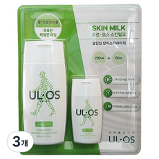 우르오스 올인원 스킨밀크 200ml + 60ml 세트, 3개