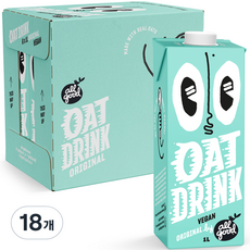 allgood 오트 드링크 오리지널, 18개, 1L
