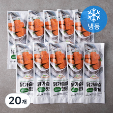 햇살닭 닭가슴살핫바 청양고추맛 (냉동), 80g, 20개