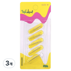 WEDENT 威登 牙間刷替換刷頭 M, 5件, 3個