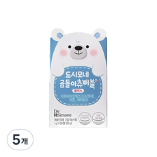 드시모네 곰돌이 츄어블 플러스 유아유산균, 60정, 5개
