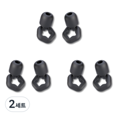 Skawiz 睡眠耳塞 3件組 黑色, 2套