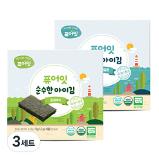 Pure Eat 兒童海苔, 35g, 3組