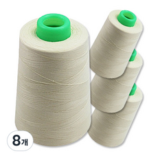 縫紉線 60S/3 5000m, 0009自然色, 8入