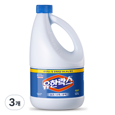 유한락스 레귤러, 1.5L, 3개