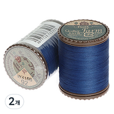 FUJIX Ltd. 富士克 Craft House絎縫線 2個, 92 亮藍色, 2捲