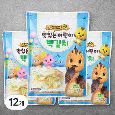 풍산김치 맛있는 어린이 백김치, 300g, 12개