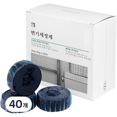 살림백서 변기세정제, 40g, 40개