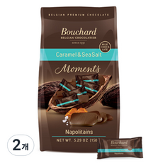 Bouchard 比利時焦糖&海鹽牛奶巧克力, 132g, 2個