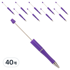 탑피아 DIY 꾸미기 볼펜 1.0mm, TYPE46, 40개