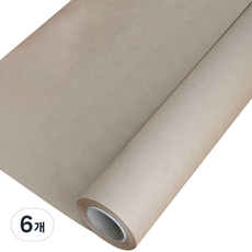 牛皮紙捲筒包裝紙, 6個