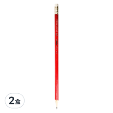 FABER-CASTELL 輝柏 無毒石墨筆 HB, 紅桿, 24支