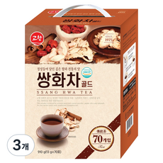 Kohyang 黃金雙和茶, 70入, 3個, 13g