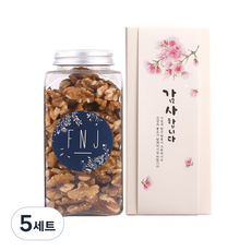 에프앤제이 견과류 선물 DIY 호두 세트, 180g, 5세트