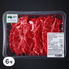 메가 호주산 부채살 구이용 (냉장), 600g, 6개