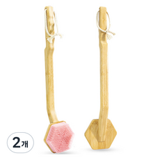 Taminayo Royal 實用身體刷, 2個, 1入, 粉紅色