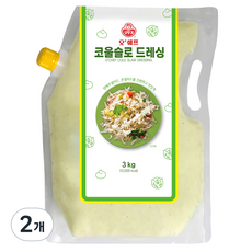오뚜기 오쉐프 코울슬로 드레싱, 3kg, 2개