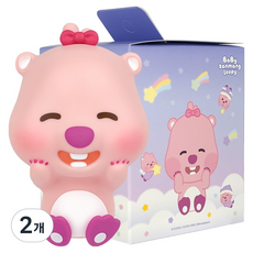 BELLEAMANT Baby 超可愛Loopy蝴蝶結公仔車用芳香劑, 2個, 白茉莉薄荷