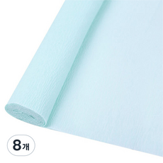 마다꾸미 주름 구김지 하늘색 50 x 250 cm, 8개, 1색