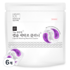 가성비가브랜드다 캡슐 세탁조 클리너 플로랄향 12p, 6개, 132g