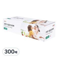 코멧 더블 지퍼백 특대형, 특대(XL), 60개입, 5개