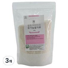 JILMAJAE FARM 中粒 2階段有機米粉, 3個, 400g