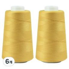 Sewing by Hand 40支2股縫紉線, 6個, 08 芥末黃