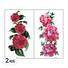 PARTY COSTUME 花朵紋身貼紙組, YM-X290, YM-X291, 2套