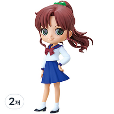 Qposket Banpresto 電影美少女戰士美少女戰士永恆 Qposket Jupiter Kino Makoto Rita 通用彩色公仔, 2個