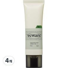 비웨어 비건 톤업 선크림 SPF50+ PA++++, 50ml, 4개