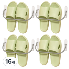 MONACO OLIVE 免鑽孔Pico拖鞋架, 16個, 灰色