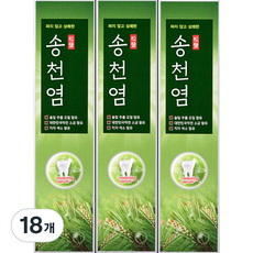 메디안 송천염 치약, 120g, 18개
