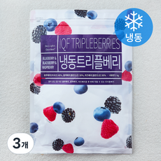 딜라잇가든 트리플베리 (냉동), 3개, 1kg
