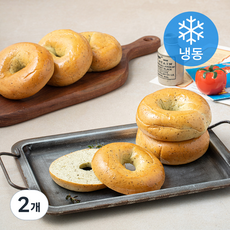 바질 베이글 6개입 (냉동), 660g, 2개