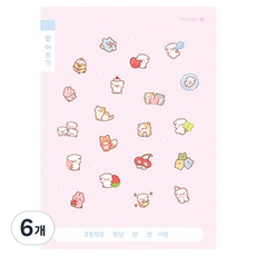 모닝글로리 초등 1-2 받아쓰기 B, 랜덤발송, 6개