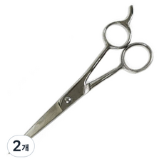 美星金屬 高級美髮剪刀, 銀, 2個