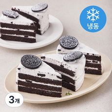 파미유 오레오 생크림 케이크 5개입 (냉동), 400g, 3개