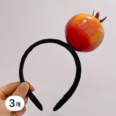 Marketpia 有趣的派對 搞笑蔬菜髮箍 26, 3個, 石榴
