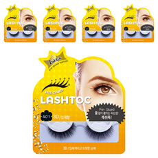 lashtoc 一觸式3D假睫毛, 3D立體型, 5個