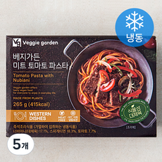 베지가든 미트 토마토 파스타 (냉동), 5개, 265g
