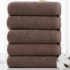 棉花雲酒店毛巾 200g 30 Su Komasa, 棕色, 5個
