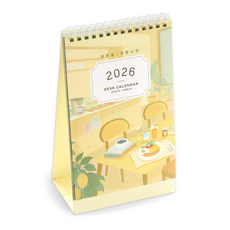 ICONIC 2026 一日的結束與開始 桌曆, 混合色, 1個