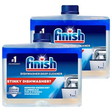 finish 洗碗機機體清潔劑 平輸品, 250ml, 2罐