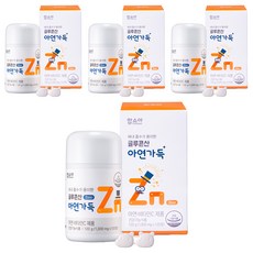 함소아 글루콘산 아연가득, 120정, 4개