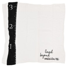 lulujo 寶寶成長包巾卡片組, 100%純棉, 14張成長卡片, 100cmx100cm, 1組