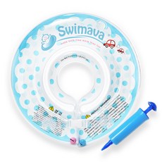 Swimava 孩童頸環游泳圈, 藍色, 1套