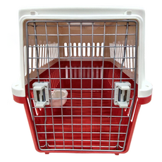 IRIS OHYAMA 愛麗思歐雅瑪 航空運輸籠 ATC670, 白/赤色, 1個