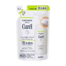 Curel 珂潤 潤浸保濕洗顏慕絲控油 補充包, 130ml, 1包